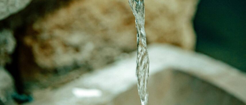 Water in flow