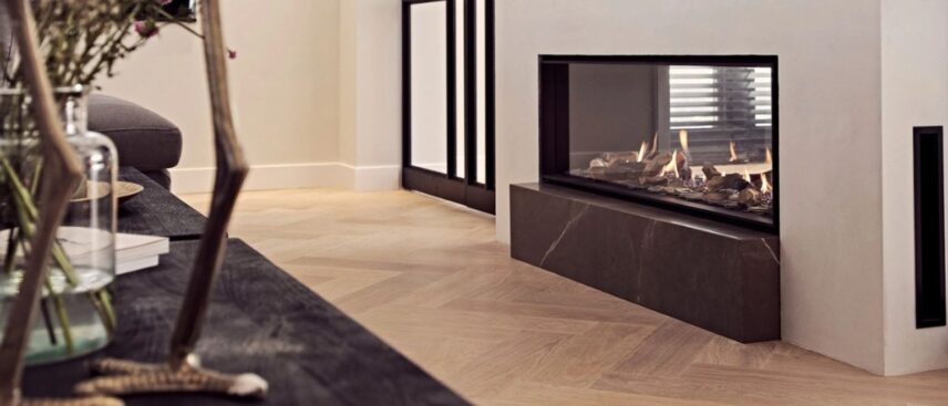 Woonkamer haard
